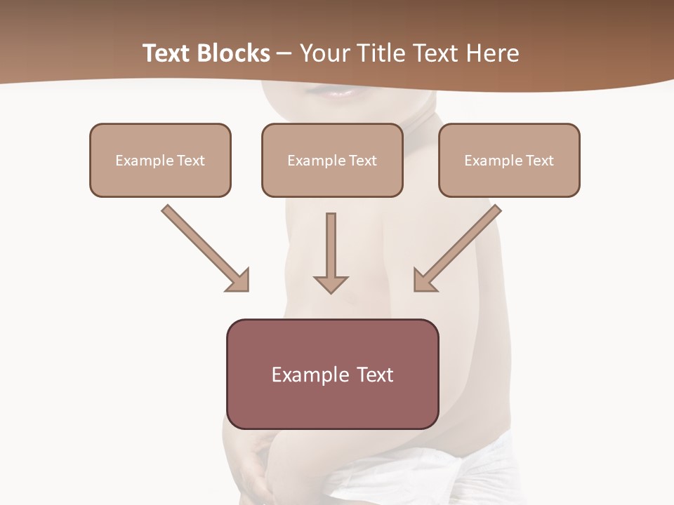 Augen Junge Blond PowerPoint Template