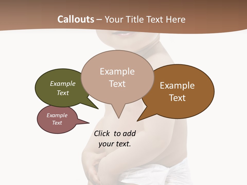 Augen Junge Blond PowerPoint Template