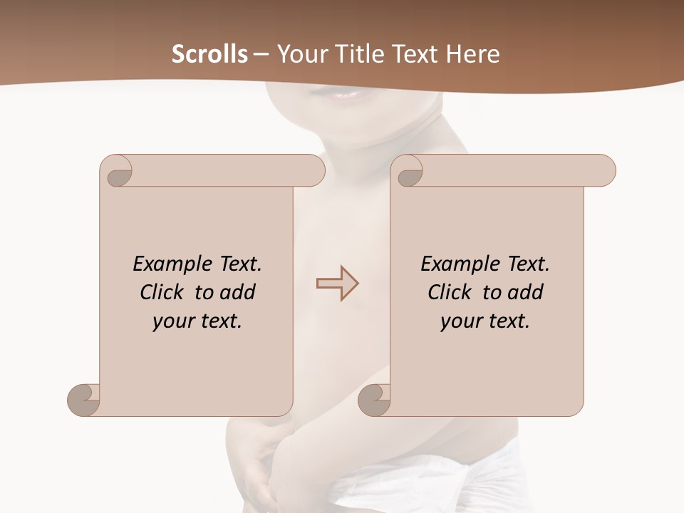 Augen Junge Blond PowerPoint Template