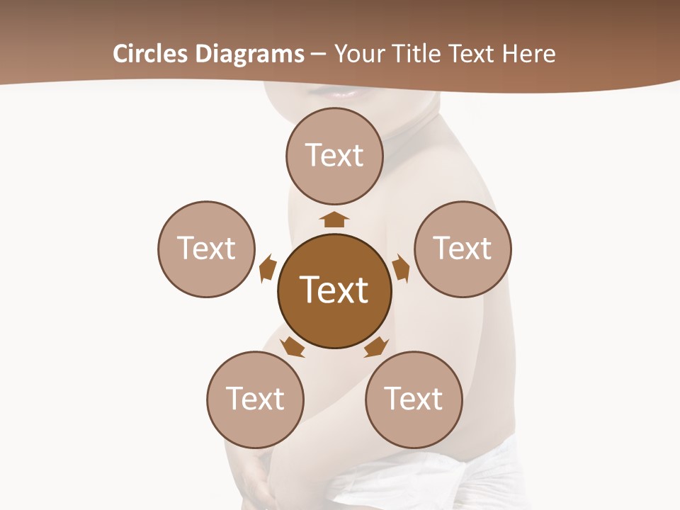 Augen Junge Blond PowerPoint Template