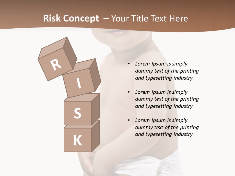 Augen Junge Blond PowerPoint Template