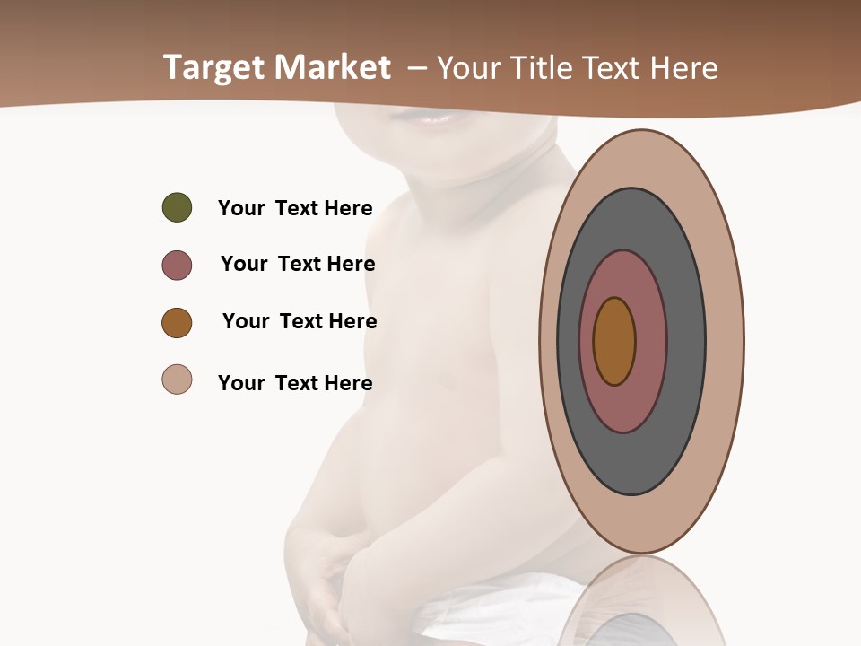 Augen Junge Blond PowerPoint Template