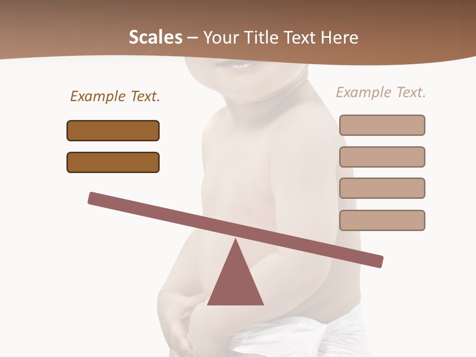 Augen Junge Blond PowerPoint Template