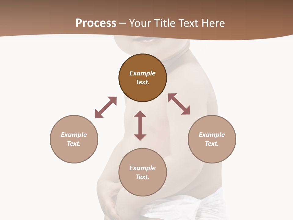 Augen Junge Blond PowerPoint Template