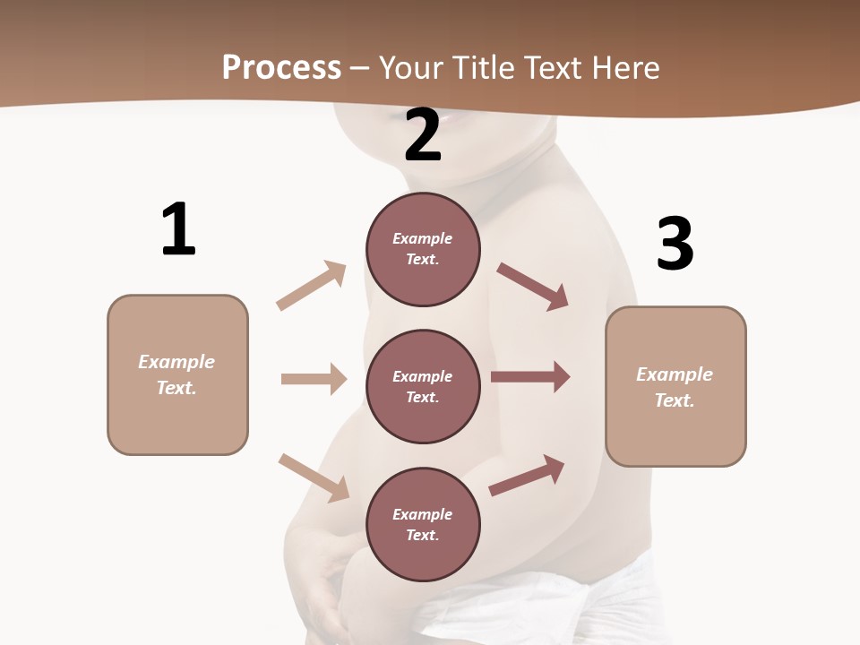 Augen Junge Blond PowerPoint Template