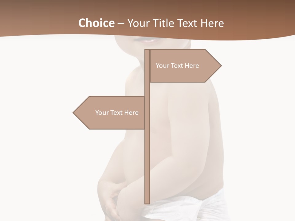 Augen Junge Blond PowerPoint Template