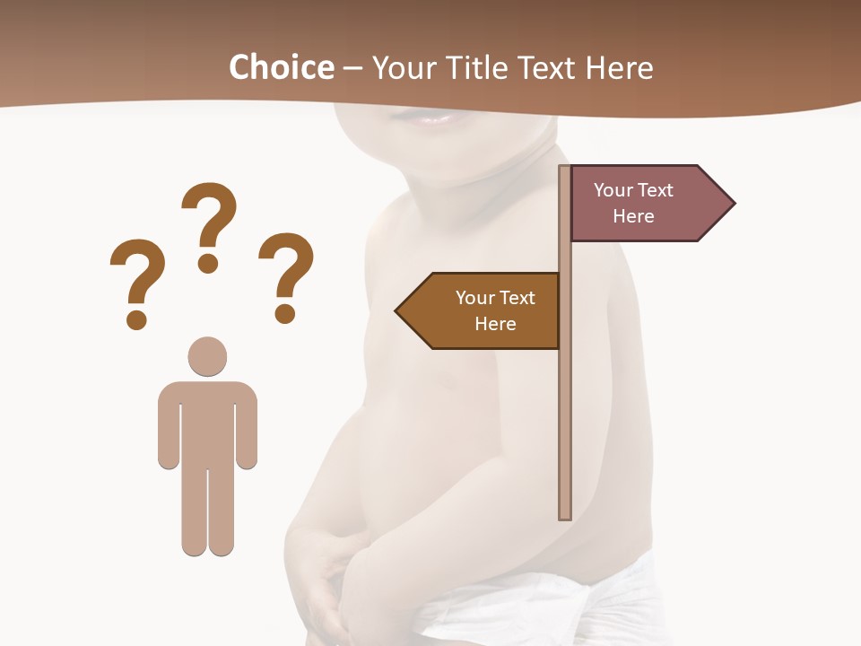 Augen Junge Blond PowerPoint Template