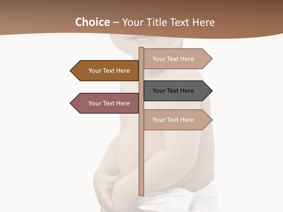 Augen Junge Blond PowerPoint Template