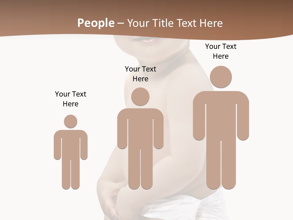 Augen Junge Blond PowerPoint Template