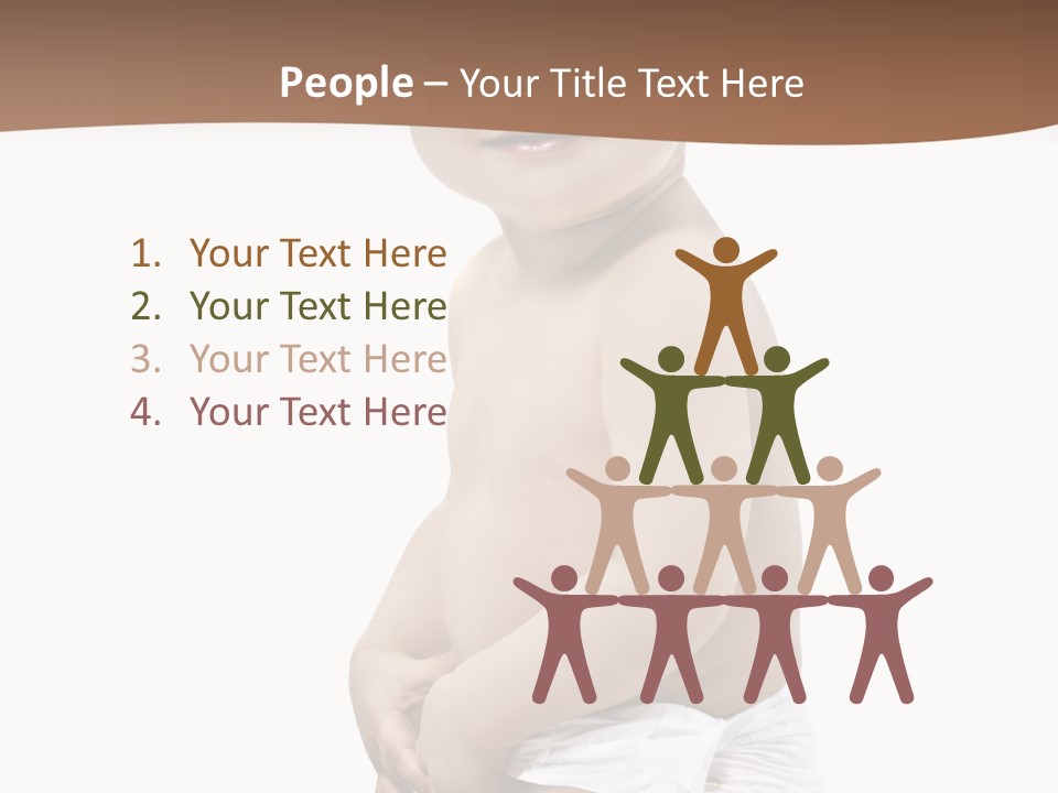 Augen Junge Blond PowerPoint Template