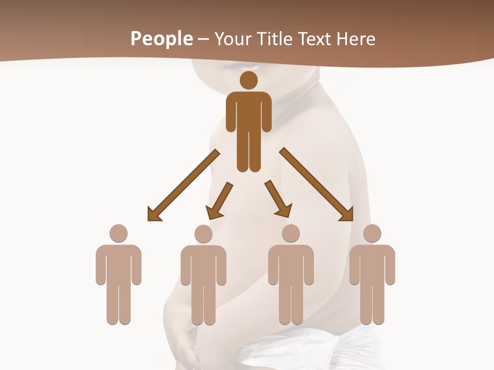 Augen Junge Blond PowerPoint Template