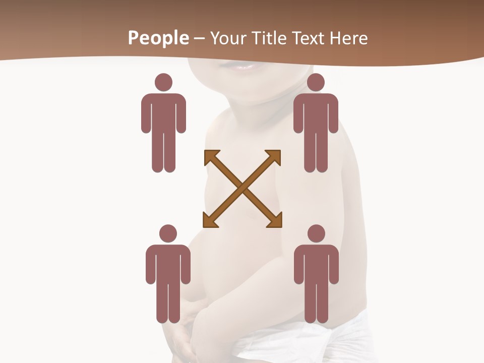 Augen Junge Blond PowerPoint Template