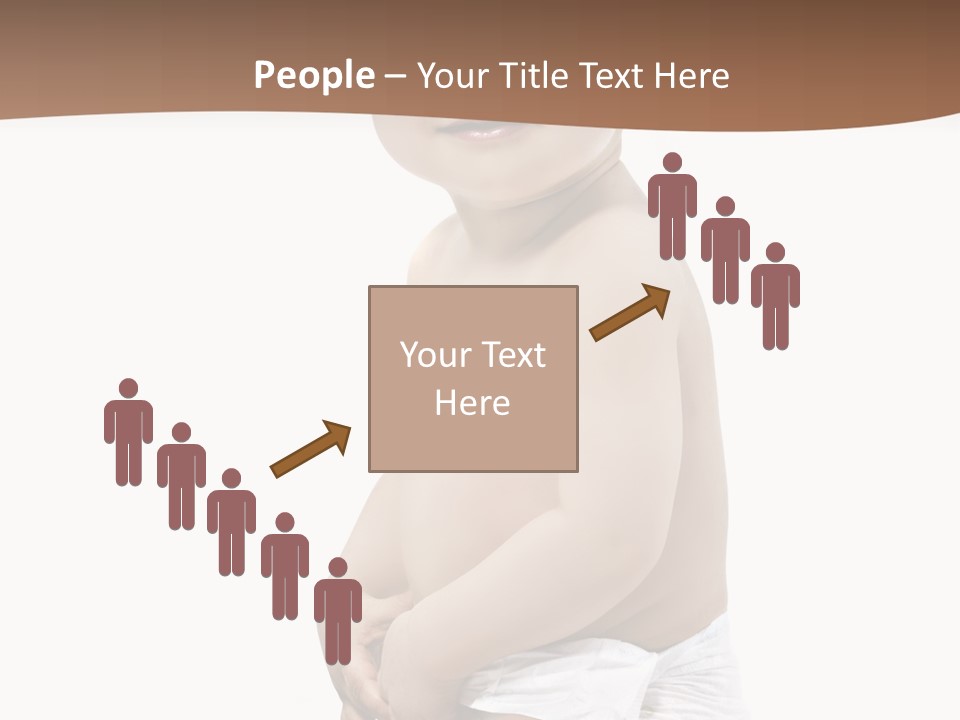 Augen Junge Blond PowerPoint Template