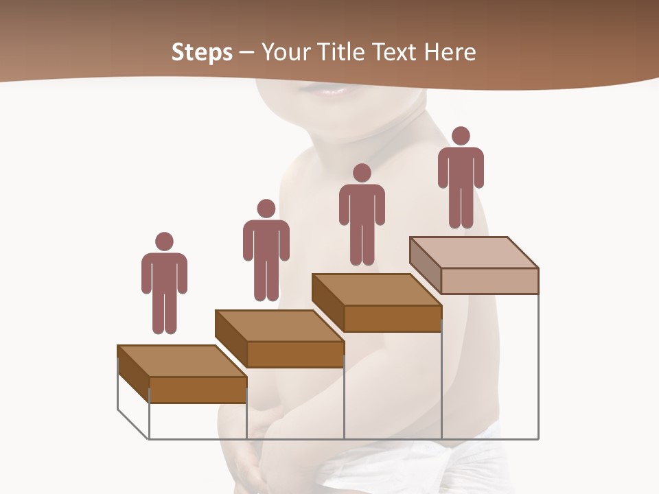 Augen Junge Blond PowerPoint Template