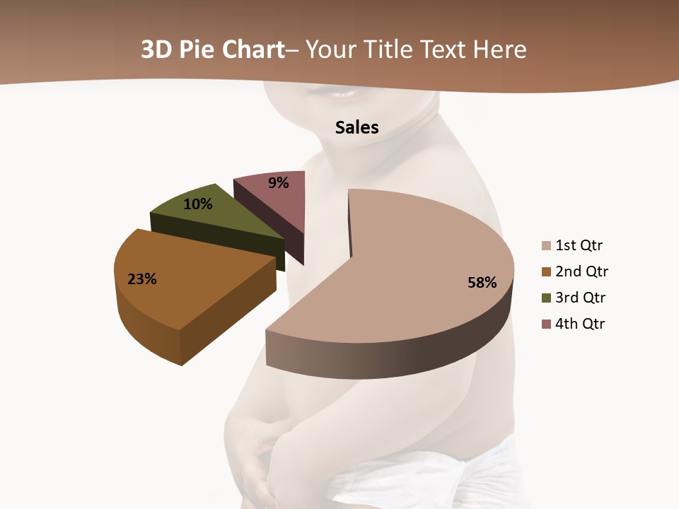 Augen Junge Blond PowerPoint Template