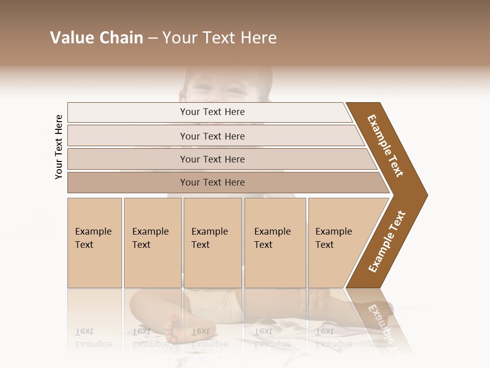 Blond Kind Kinderfoto PowerPoint Template