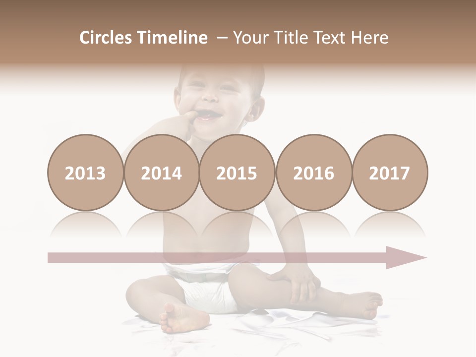 Blond Kind Kinderfoto PowerPoint Template