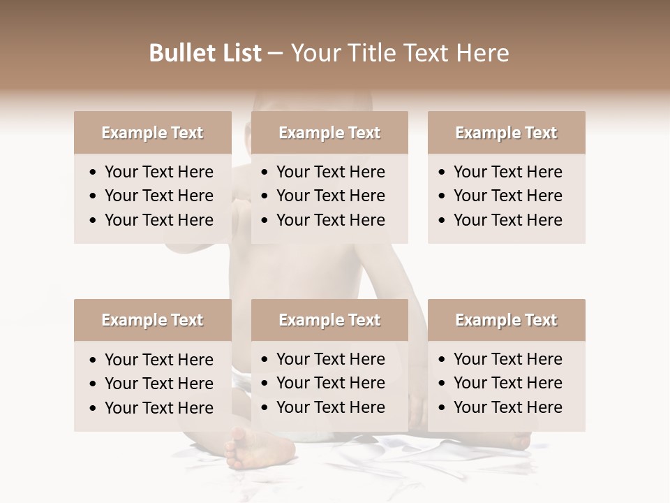 Blond Kind Kinderfoto PowerPoint Template