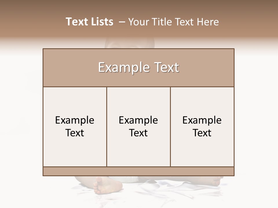 Blond Kind Kinderfoto PowerPoint Template