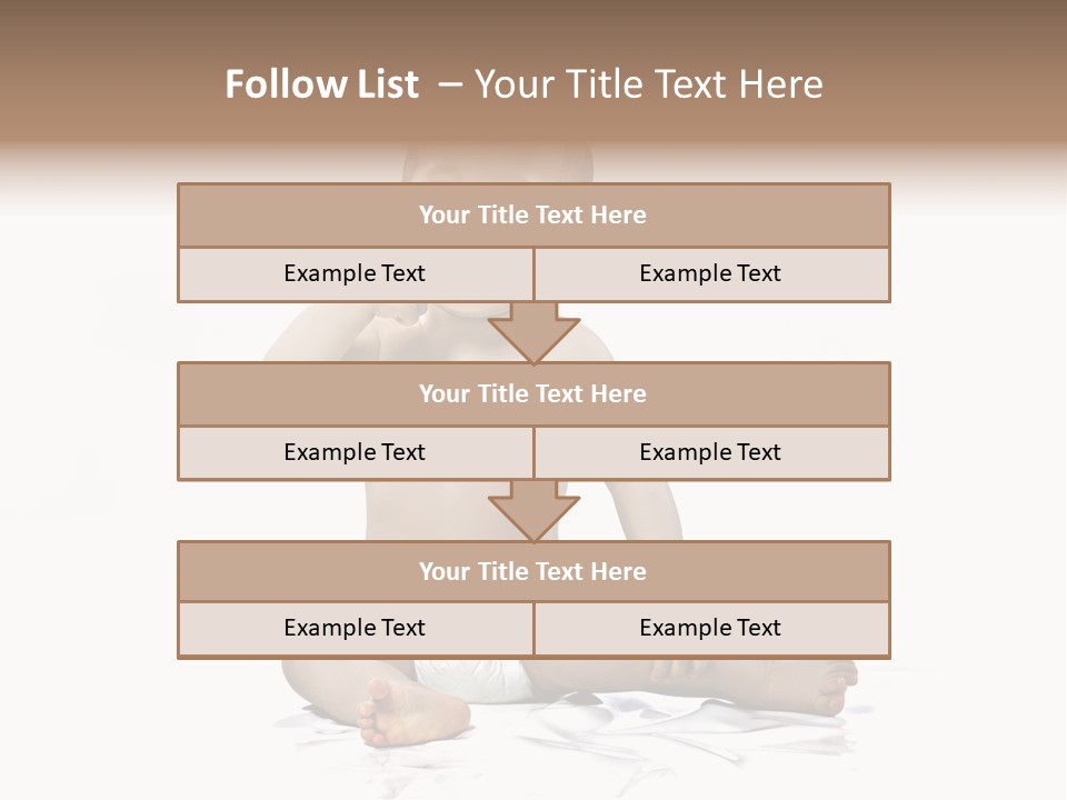 Blond Kind Kinderfoto PowerPoint Template