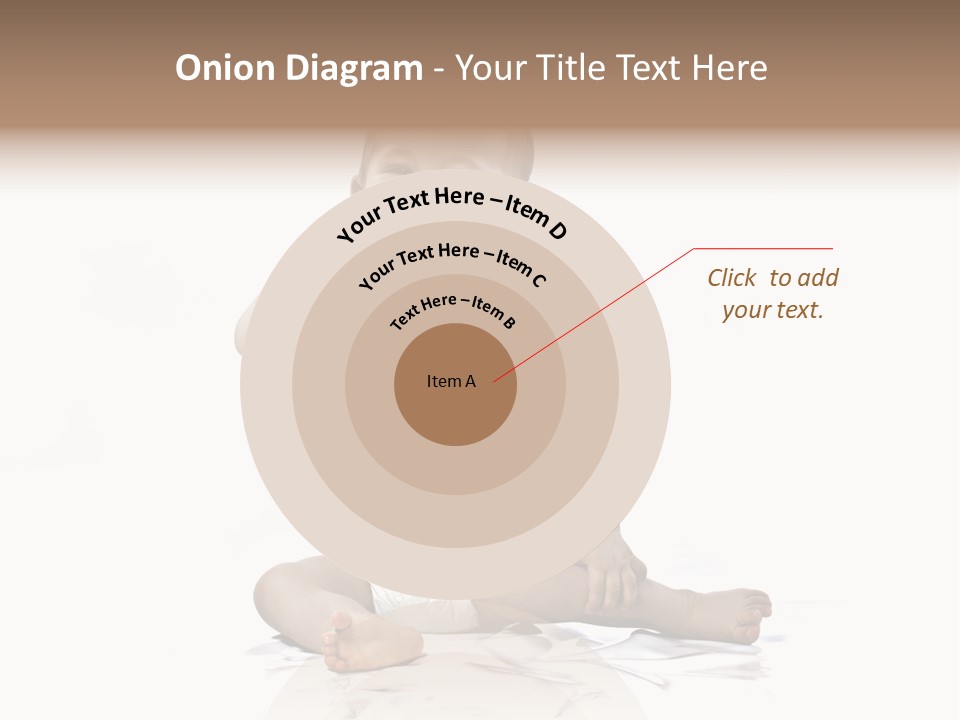 Blond Kind Kinderfoto PowerPoint Template