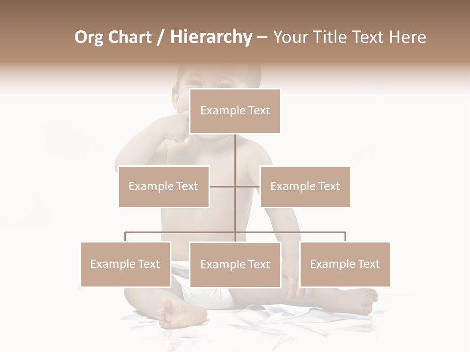 Blond Kind Kinderfoto PowerPoint Template