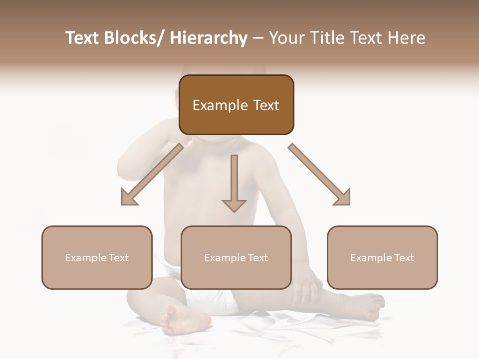 Blond Kind Kinderfoto PowerPoint Template