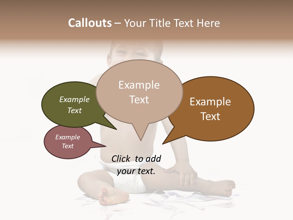 Blond Kind Kinderfoto PowerPoint Template