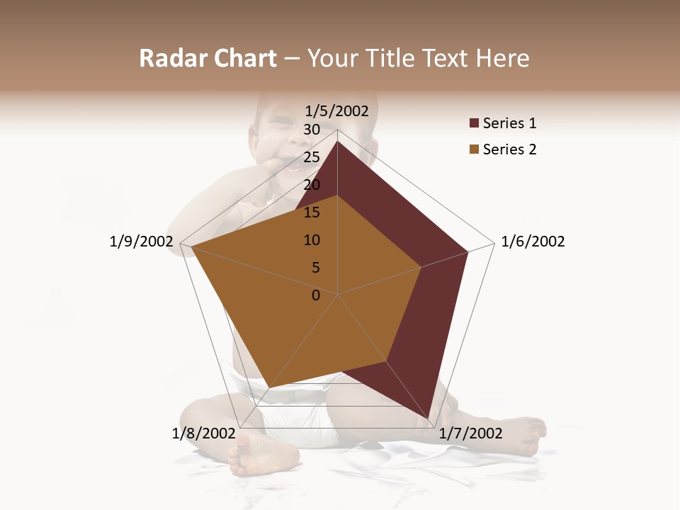 Blond Kind Kinderfoto PowerPoint Template