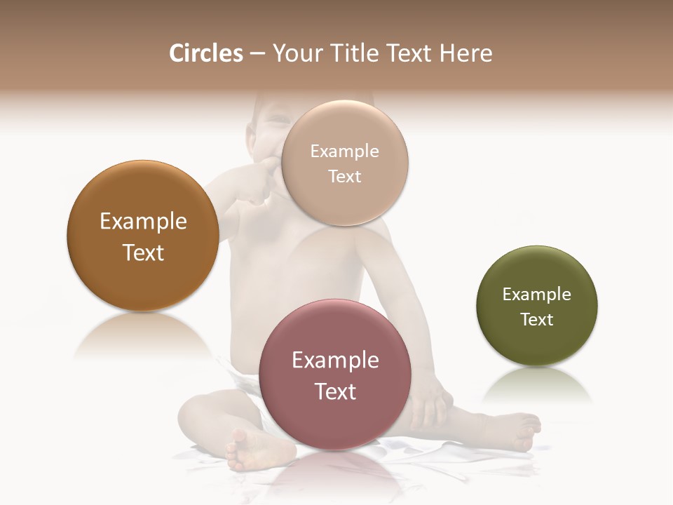 Blond Kind Kinderfoto PowerPoint Template