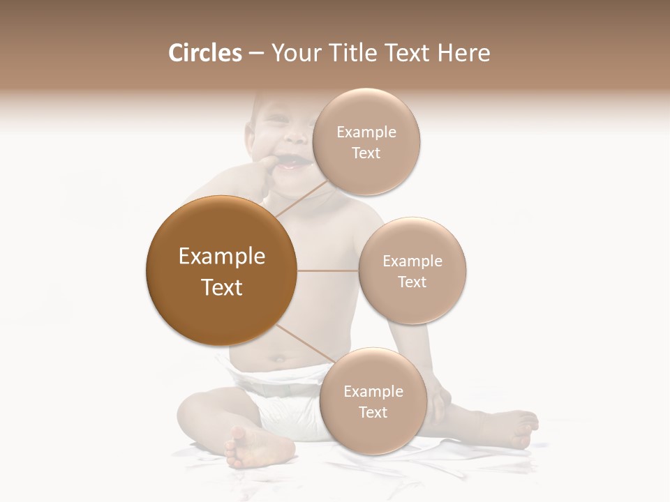 Blond Kind Kinderfoto PowerPoint Template