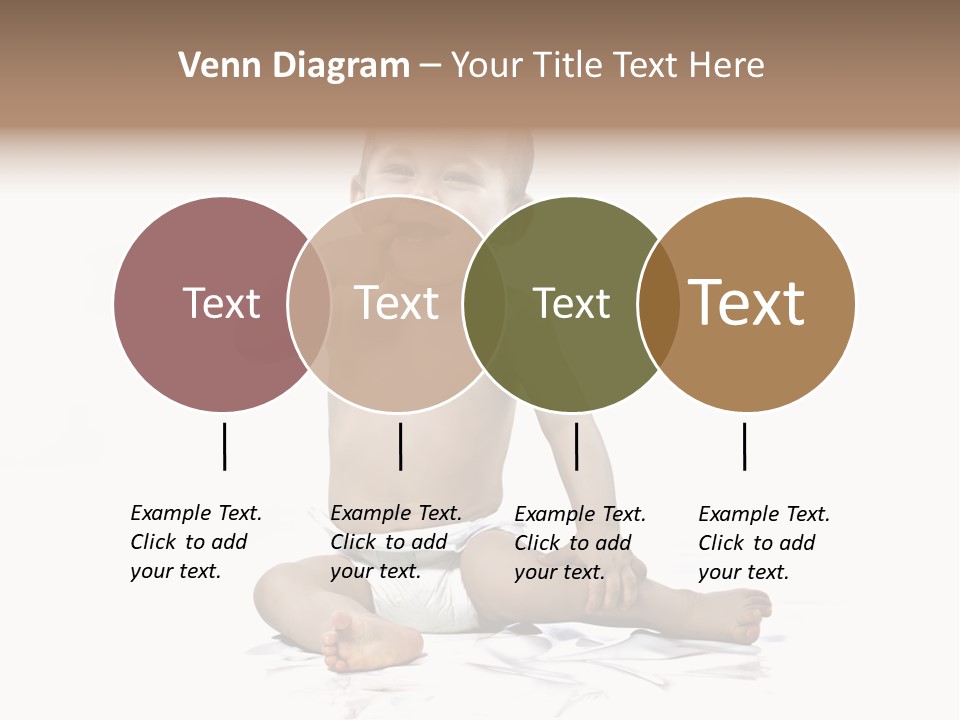 Blond Kind Kinderfoto PowerPoint Template