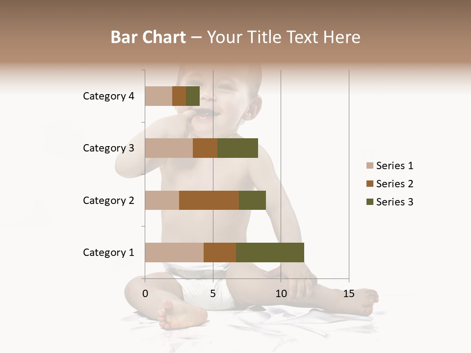 Blond Kind Kinderfoto PowerPoint Template