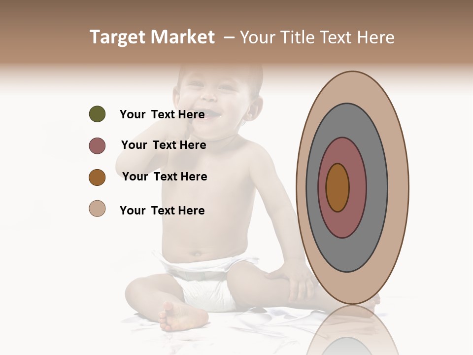 Blond Kind Kinderfoto PowerPoint Template