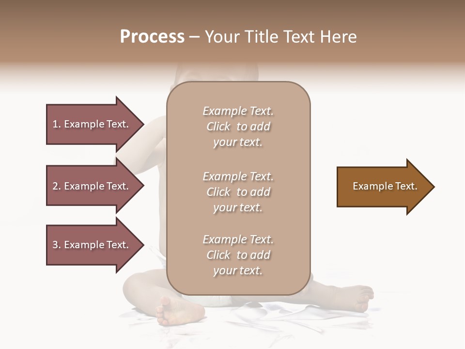 Blond Kind Kinderfoto PowerPoint Template