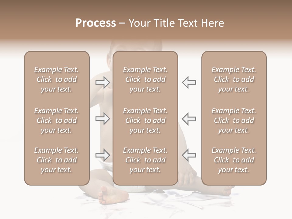 Blond Kind Kinderfoto PowerPoint Template