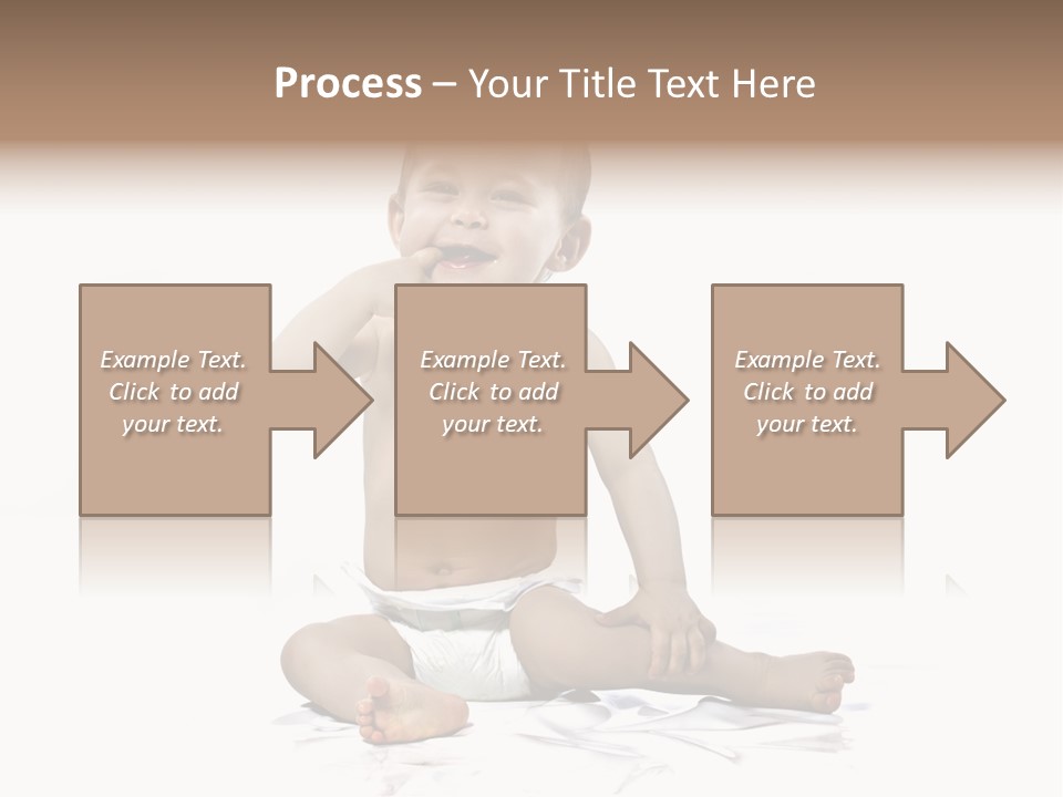 Blond Kind Kinderfoto PowerPoint Template