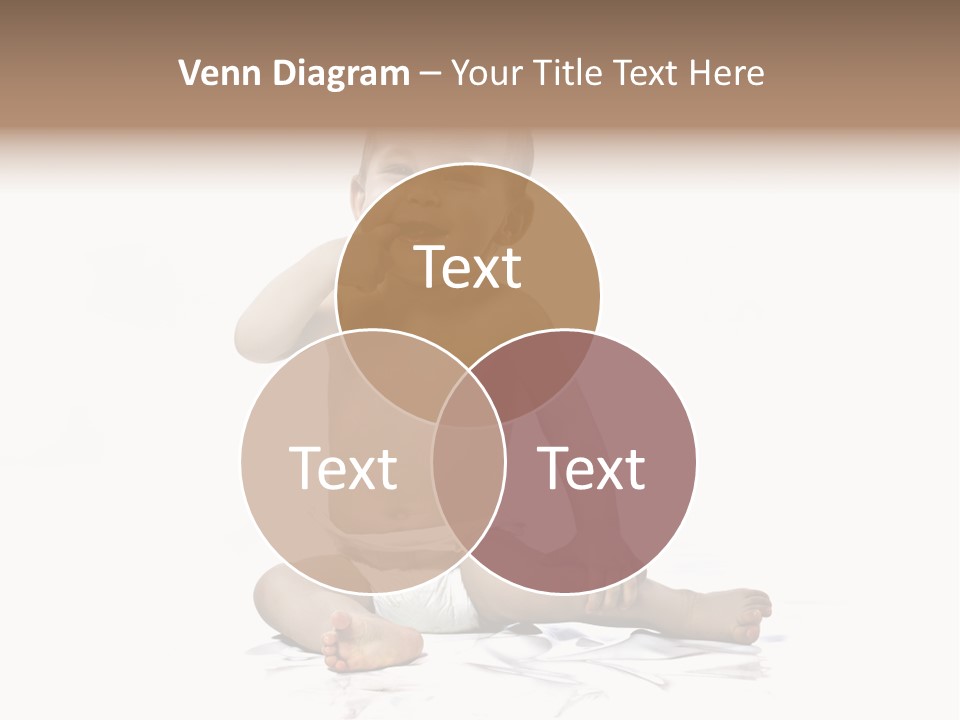 Blond Kind Kinderfoto PowerPoint Template