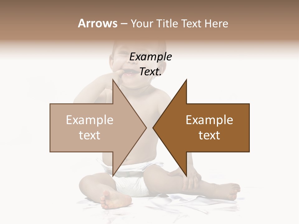 Blond Kind Kinderfoto PowerPoint Template