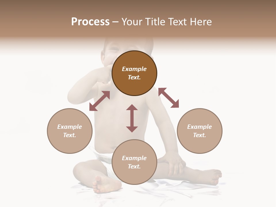 Blond Kind Kinderfoto PowerPoint Template