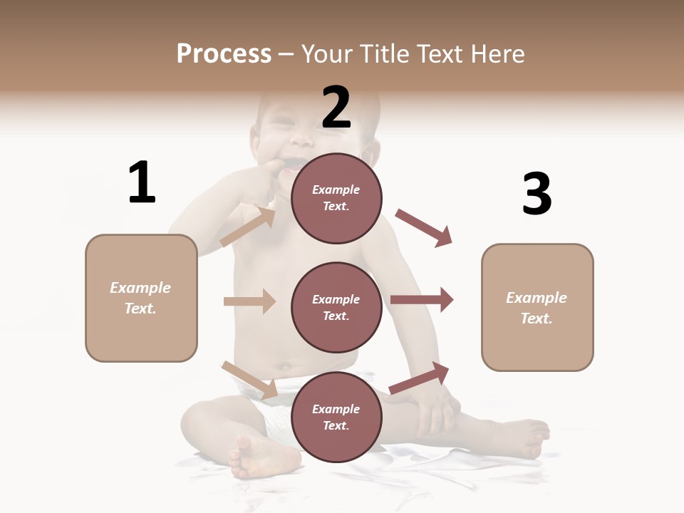 Blond Kind Kinderfoto PowerPoint Template