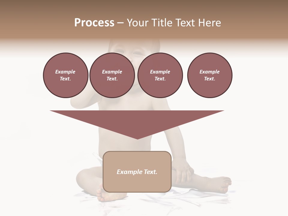 Blond Kind Kinderfoto PowerPoint Template