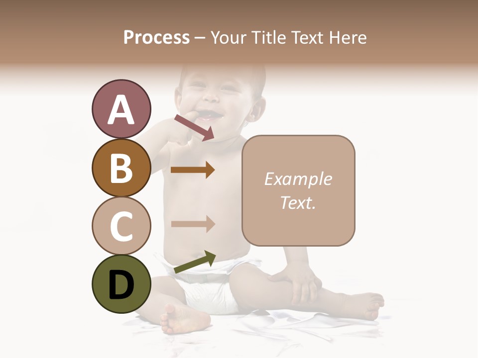 Blond Kind Kinderfoto PowerPoint Template