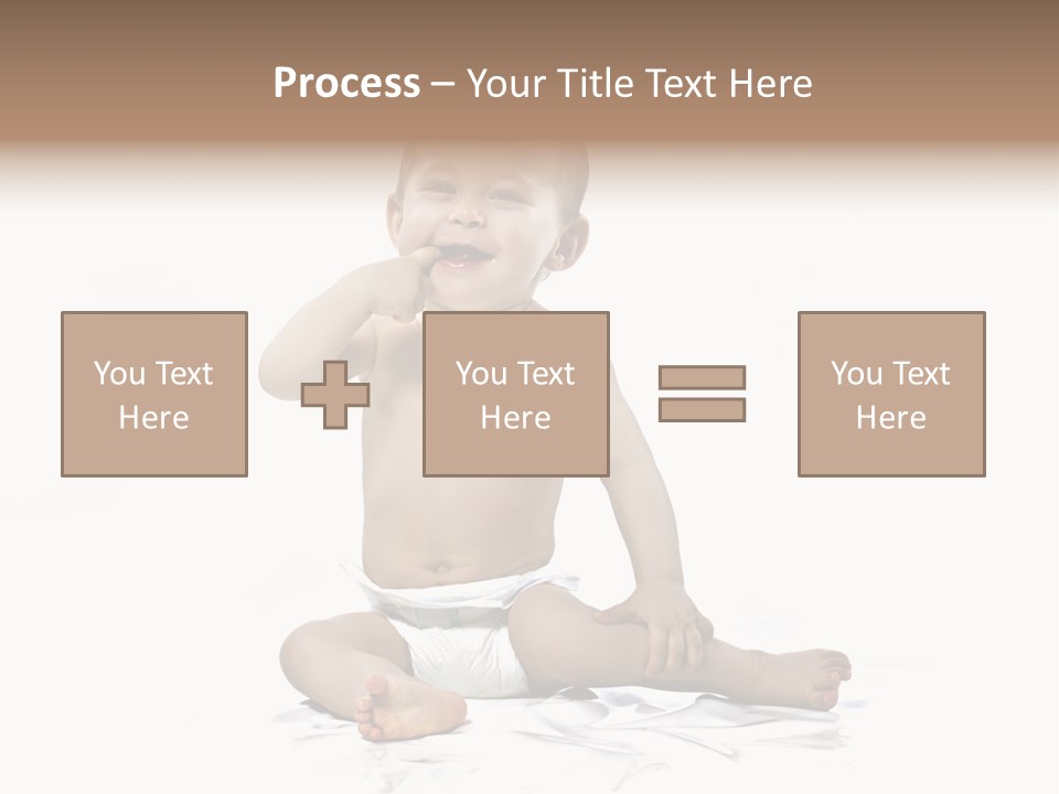 Blond Kind Kinderfoto PowerPoint Template