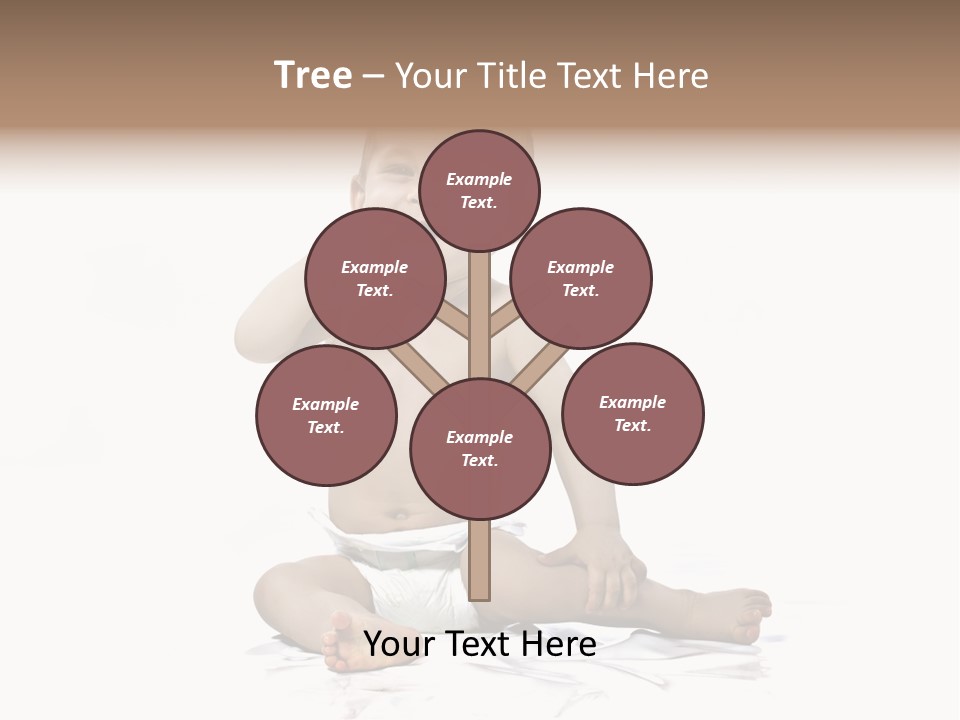 Blond Kind Kinderfoto PowerPoint Template