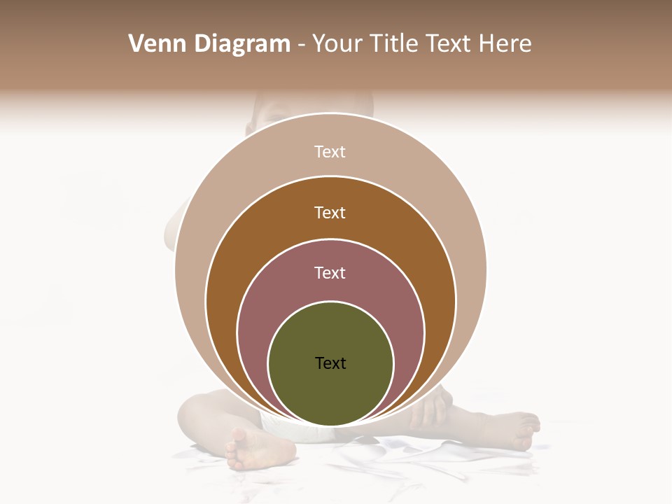 Blond Kind Kinderfoto PowerPoint Template