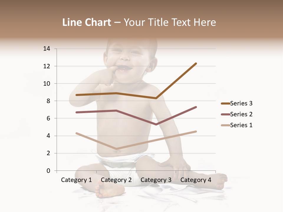 Blond Kind Kinderfoto PowerPoint Template