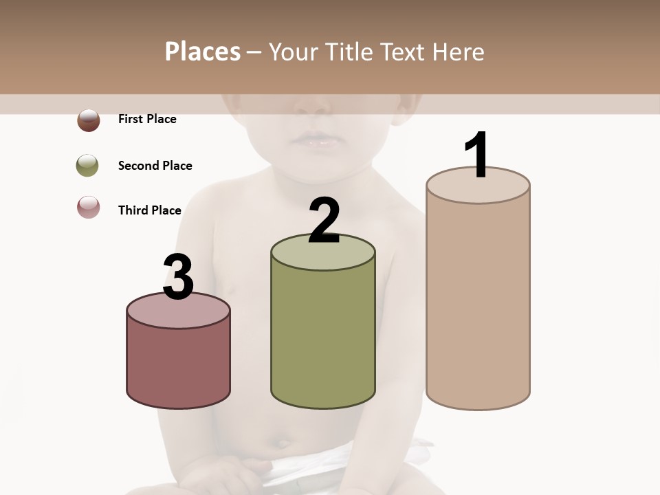 Kinderfoto Kleinkinder Kind PowerPoint Template