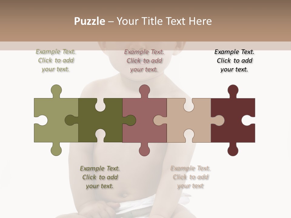 Kinderfoto Kleinkinder Kind PowerPoint Template