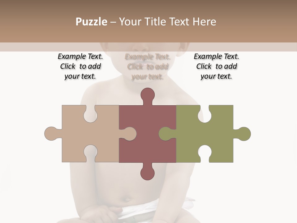 Kinderfoto Kleinkinder Kind PowerPoint Template